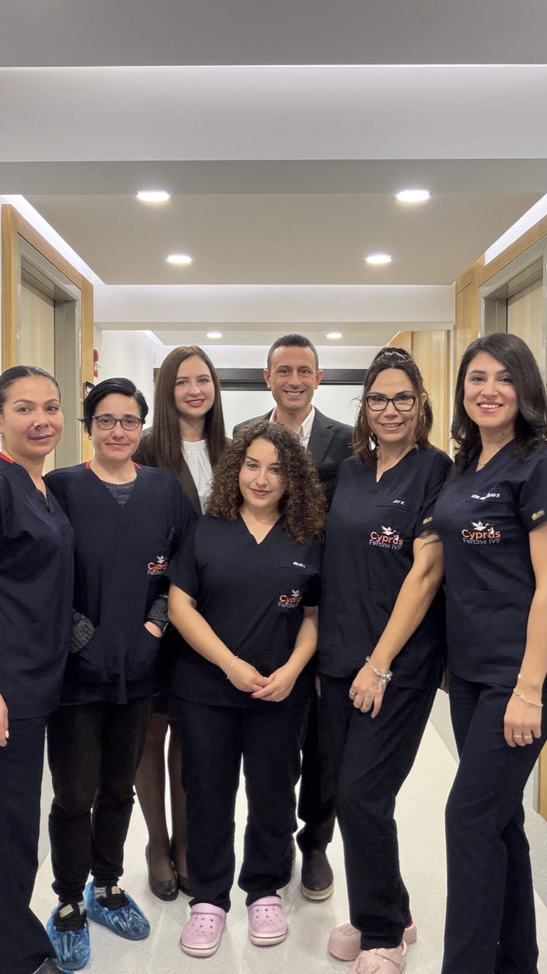 Cyprus Fertina IVF embriyoloji ve klinik kadrosu